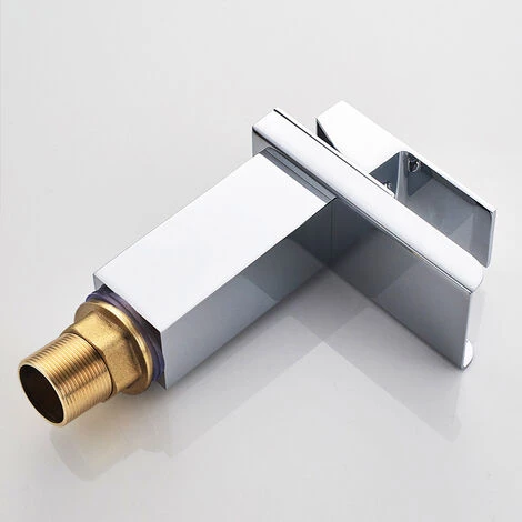 LUCKY-88 Robinet De Bassin De Comptoir De Salle De Bain Tout En Cuivre Cascade Créative Robinet De Galvanoplastie PVD à Double Contrôle Chaud Et Froid (sur Lavabo De Comptoir) 6 LUCKY-88 Robinet De Bassin De Comptoir De Salle De Bain Tout En Cuivre Cascade Créative Robinet De Galvanoplastie PVD à Double Contrôle Chaud Et Froid (sur Lavabo De Comptoir) – Image 4