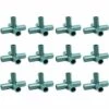 CADEAUX Lot De 12 Connecteurs En PVC 5 Voies 16 Mm Pour Cadre De Serre Robuste 1 CADEAUX Lot De 12 Connecteurs En PVC 5 Voies 16 Mm Pour Cadre De Serre Robuste -Promos Raccord d'arrosage Magasin 56381687 1