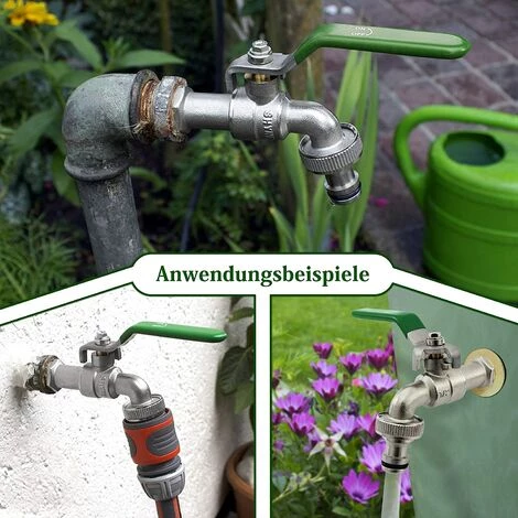 ROSIER 3/4'' Pouce Robinet D'eau En Laiton De Qualité Supérieure, Résistant à La Rouille Et Au Gel | Pour Jardin, Machine à Laver, Baril De Pluie,VEBTles 4 ROSIER 3/4'' Pouce Robinet D'eau En Laiton De Qualité Supérieure, Résistant à La Rouille Et Au Gel | Pour Jardin, Machine à Laver, Baril De Pluie,VEBTles – Image 2