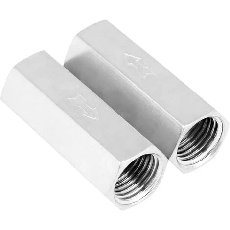 BARES 5pcs Clapet Anti-Retour Hexagonal En Cuivre 1/4 '' Femelle Fileté Complet Port Clapet Anti-Retour Air Accessoire Soupape De Contrôle Accessoire Pièces De Rechange 5 BARES 5pcs Clapet Anti-Retour Hexagonal En Cuivre 1/4 '' Femelle Fileté Complet Port Clapet Anti-Retour Air Accessoire Soupape De Contrôle Accessoire Pièces De Rechange – Image 3