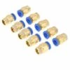 GUAZHUNIFR 10pcs Raccords Connecteurs De Coupleur Rapide Pneumatique Raccords D'air Adaptateur 8mm Diamètre Filetage 1 / 4BSP Ensemble Pour Tuyau.Gu.B/bon