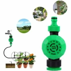 ROSIER Ardin Arrosage Minuterie 2 Heures Automatique Mécanique Programmateur Jardin Irrigation Contrôleur Système Durable（15*8.5*8.5cm） ——VEBTles -Promos Raccord d'arrosage Magasin 57764144 5