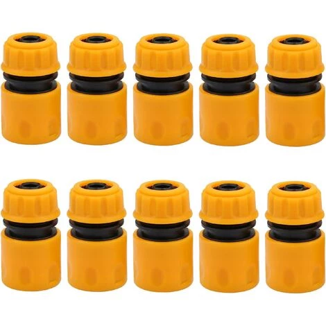 READCLY Lot De 10 Connecteurs De Tuyau D'arrosage En Plastique Pour Tuyau D'arrosage Et Robinet 1,27 Cm 3 READCLY Lot De 10 Connecteurs De Tuyau D'arrosage En Plastique Pour Tuyau D'arrosage Et Robinet 1,27 Cm