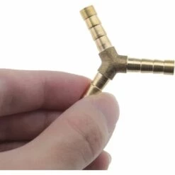 MACARON Barbe En Laiton Raccord De Tuyau Y-Type 3 Voies Joint De Tuyaux Connecteur Adaptateur 1/4 Pouces Compatible Pour Air Eau Mazout (5pcs 6mm)LO-Ron 10 MACARON Barbe En Laiton Raccord De Tuyau Y-Type 3 Voies Joint De Tuyaux Connecteur Adaptateur 1/4 Pouces Compatible Pour Air Eau Mazout (5pcs 6mm)LO-Ron -Promos Raccord d'arrosage Magasin 58481916 4