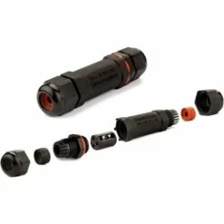 ALMI 5 Pcs Boîte De Derivation Étanche, Connecteur Électrique Éxterieur IP68, Connecteurs Boîtier Et Câble Électrique Extérieur Ø 1-13mm - Noir -Promos Raccord d'arrosage Magasin 58506133 5