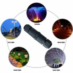 ALMI 4Pcs Premium Boîtes De Jonction, 3 Broches Connecteur De Câble, Connecteur Étanche IP68, Connecteurs Boîtier Électrique Extérieur 5~9mm (Vis Type) 11 ALMI 4Pcs Premium Boîtes De Jonction, 3 Broches Connecteur De Câble, Connecteur Étanche IP68, Connecteurs Boîtier Électrique Extérieur 5~9mm (Vis Type) -Promos Raccord d'arrosage Magasin 58506143 5