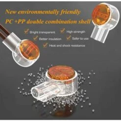 ALMI 300pcs Connecteur Etanche,Connecteurs De CâBle Remplis Des RéSines Colliers De Connexion Pour Jardin & ExtéRieur La Tondeuse à Gazon Robotique -Promos Raccord d'arrosage Magasin 58507819 4