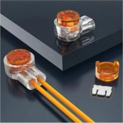 ALMI 300pcs Connecteur Etanche,Connecteurs De CâBle Remplis Des RéSines Colliers De Connexion Pour Jardin & ExtéRieur La Tondeuse à Gazon Robotique -Promos Raccord d'arrosage Magasin 58507819 5