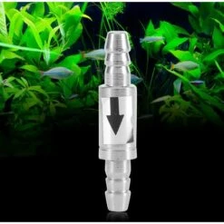CHANCEY Clapet Anti-Retour Anti-Retour En Acier Inoxydable Anti-Corrosion Et CO2 Durable Pour Système De CO2 D'aquarium Diffuseur De CO2 D'aquarium Et Air，SEMAket -Promos Raccord d'arrosage Magasin 58534733 5
