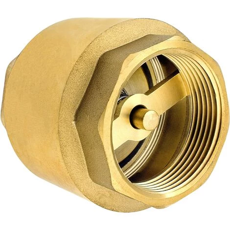 AOUGO Clapet Anti-retour De 1 1/4 Pouce En Laiton De Haute Qualité, Résistant à La Rouille Et Aux Fuites Pour Une Pompe, Une Fontaine, Une Machine à Laver, Un Jardin, Des Mégots De Pluie, Un Baril 3 AOUGO Clapet Anti-retour De 1 1/4 Pouce En Laiton De Haute Qualité, Résistant à La Rouille Et Aux Fuites Pour Une Pompe, Une Fontaine, Une Machine à Laver, Un Jardin, Des Mégots De Pluie, Un Baril