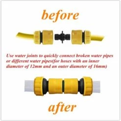 HIASDFLS Raccord D'Arrosage Connecteur De Robinet Plastique, Connecteurs Rapides Pour Tuyau D'Arrosage Jardin Tuyau Double Connecteur1/2 Et 3/4" Hose Quick Connector - 20 Pcs -Promos Raccord d'arrosage Magasin 58677811 4