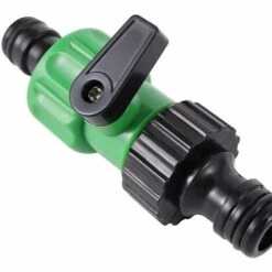 Kueatily Double Mamelon Joint Connecteur Rapide Avec Valve Jardin Irrigation Voiture Lavage De Voiture -Promos Raccord d'arrosage Magasin 58685625 2
