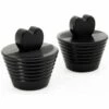 REGALOS 2 Pièces Bouchon De Baignoire Universel Bouchon De Baignoire Drains D'évier De Baignoire Bouchon De Vidange De Baignoire Bouchon Noir -Promos Raccord d'arrosage Magasin 58876036 1