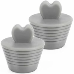 REGALOS 2 Pièces Bouchon De Baignoire Universel Bouchon De Baignoire Drains D'évier De Baignoire Bouchon De Vidange De Baignoire Bouchon Noir -Promos Raccord d'arrosage Magasin 58876036 4