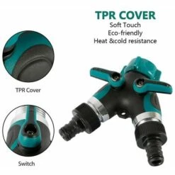 LTS FAFA Inverseur De Tuyau à 2 Voies, Inverseur De Tuyau D'arrosage De 3/4 Po Inverseur à 2 Voies Avec 2 Connecteurs Et 4 Joints En Caoutchouc 9 LTS FAFA Inverseur De Tuyau à 2 Voies, Inverseur De Tuyau D'arrosage De 3/4 Po Inverseur à 2 Voies Avec 2 Connecteurs Et 4 Joints En Caoutchouc -Promos Raccord d'arrosage Magasin 59304591 3