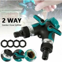 LTS FAFA Inverseur De Tuyau à 2 Voies, Inverseur De Tuyau D'arrosage De 3/4 Po Inverseur à 2 Voies Avec 2 Connecteurs Et 4 Joints En Caoutchouc 10 LTS FAFA Inverseur De Tuyau à 2 Voies, Inverseur De Tuyau D'arrosage De 3/4 Po Inverseur à 2 Voies Avec 2 Connecteurs Et 4 Joints En Caoutchouc -Promos Raccord d'arrosage Magasin 59304591 4