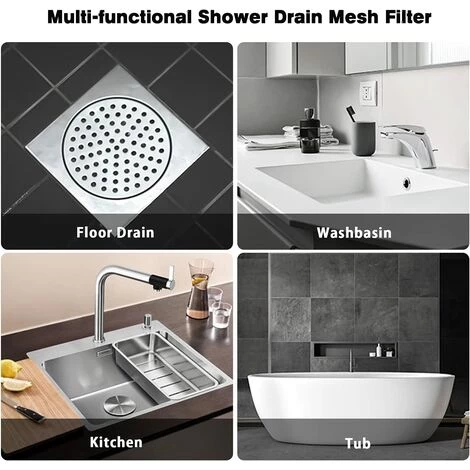 ZOLGINAH 30 Pcs Collecteur De Cheveux,Filtre Évier De Cuisine,Filtre Drain De Douche,Attrape Cheveux Douche,Filtre Cheveux Douche De Tissu Non Tissé Pour évier De Douche,Douche,Baignoire(Diamètre : 9cm) 6 ZOLGINAH 30 Pcs Collecteur De Cheveux,Filtre Évier De Cuisine,Filtre Drain De Douche,Attrape Cheveux Douche,Filtre Cheveux Douche De Tissu Non Tissé Pour évier De Douche,Douche,Baignoire(Diamètre : 9cm) – Image 4
