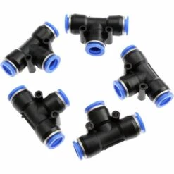 TRIOMPHE 5pcs Jonction En T Tuyau De Raccords Rapides Pneumatiques à 3 Voies Connecteur Push-in Tuyau D'arrosage Raccord De Tuyau Connecteur De Robinet-12mm,T-Audace 8 TRIOMPHE 5pcs Jonction En T Tuyau De Raccords Rapides Pneumatiques à 3 Voies Connecteur Push-in Tuyau D'arrosage Raccord De Tuyau Connecteur De Robinet-12mm,T-Audace -Promos Raccord d'arrosage Magasin 59450403 2