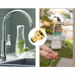 CATHERINE 4 Pièces Raccords De Robinet De Tuyau D'arrosage En Laiton, Sucettes Femelles à 6 Points Pour Ferme De Jardin -Promos Raccord d'arrosage Magasin 59462964 4