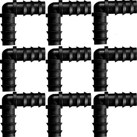 ILOVEMILAN Connecteurs De Tuyaux Pour 16 Mm Système D'Irrigation (Coude) 3 ILOVEMILAN Connecteurs De Tuyaux Pour 16 Mm Système D'Irrigation (Coude)