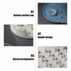 LangRay Bonde De Douche Anti-Blocage Pour Salle De Bain Avec Ventouse (Blanc) -Promos Raccord d'arrosage Magasin 59915478 5