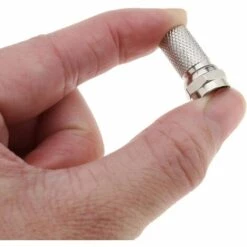 ROSIER 20pcs Connecteur De Prise De Type F Adaptateur à VisserVis Nickelé Pour Câble Coaxial D'antenne De Télévision Par Satellite 75-5——VEBTles -Promos Raccord d'arrosage Magasin 59961541 5