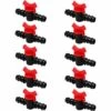Cisea 10 Pièces Robinet De Jardin Pour Tuyau, Tuyau Vanne D'irrigation, Robinet D'arrêt Raccord En Plastique, Plastique Robinet De Jardin, Pour Le Contrôle De La Vanne D'eau De Jardin Extérieur 2 Cisea 10 Pièces Robinet De Jardin Pour Tuyau, Tuyau Vanne D'irrigation, Robinet D'arrêt Raccord En Plastique, Plastique Robinet De Jardin, Pour Le Contrôle De La Vanne D'eau De Jardin Extérieur -Promos Raccord d'arrosage Magasin 60003194 1