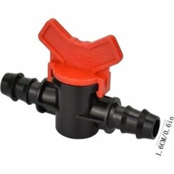 Cisea 10 Pièces Robinet De Jardin Pour Tuyau, Tuyau Vanne D'irrigation, Robinet D'arrêt Raccord En Plastique, Plastique Robinet De Jardin, Pour Le Contrôle De La Vanne D'eau De Jardin Extérieur -Promos Raccord d'arrosage Magasin 60003194 2