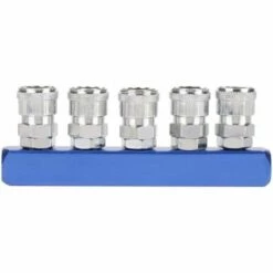 DENUOTOP Raccords 12mm Raccord Rapide Pneumatique Connecteur Filetage Femelle à Montage 2/3/4/5 Voie Pour Connexion Pneumatiques Et Tuyau D'Air(5 Voie) 10 DENUOTOP Raccords 12mm Raccord Rapide Pneumatique Connecteur Filetage Femelle à Montage 2/3/4/5 Voie Pour Connexion Pneumatiques Et Tuyau D'Air(5 Voie) -Promos Raccord d'arrosage Magasin 60005966 4