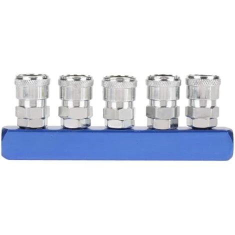 DENUOTOP Raccords 12mm Raccord Rapide Pneumatique Connecteur Filetage Femelle à Montage 2/3/4/5 Voie Pour Connexion Pneumatiques Et Tuyau D'Air(5 Voie) 6 DENUOTOP Raccords 12mm Raccord Rapide Pneumatique Connecteur Filetage Femelle à Montage 2/3/4/5 Voie Pour Connexion Pneumatiques Et Tuyau D'Air(5 Voie) â Image 4