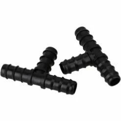 MINKUROW Lot De 20 Fixations PE16 Barb Drip Tee Connecteur Femelle Noir Pour Jardin : 16 Mm -Promos Raccord d'arrosage Magasin 60013845 2