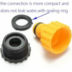 MINKUROW 6 Pièces 2 En 1 Adaptateur Raccord Connexion Nez De Robinet 1/2" Et 3/4" Vers Connecteur Rapide Pour Tuyau D'arrosage Jaune 9 MINKUROW 6 Pièces 2 En 1 Adaptateur Raccord Connexion Nez De Robinet 1/2" Et 3/4" Vers Connecteur Rapide Pour Tuyau D'arrosage Jaune -Promos Raccord d'arrosage Magasin 60015448 3