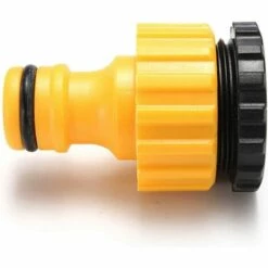 MINKUROW 6 Pièces 2 En 1 Adaptateur Raccord Connexion Nez De Robinet 1/2" Et 3/4" Vers Connecteur Rapide Pour Tuyau D'arrosage Jaune 11 MINKUROW 6 Pièces 2 En 1 Adaptateur Raccord Connexion Nez De Robinet 1/2" Et 3/4" Vers Connecteur Rapide Pour Tuyau D'arrosage Jaune -Promos Raccord d'arrosage Magasin 60015448 5