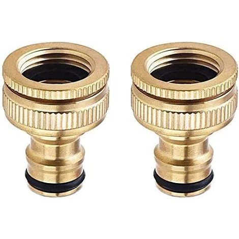 PERLE RARE 2 Pièces Connecteur De Robinet En Laiton Jardin, Accessoires De Connecteur De Tuyau D'Arrosage Connecteur De Tuyau D'Eau 3/4 Pouce 3 PERLE RARE 2 Pièces Connecteur De Robinet En Laiton Jardin, Accessoires De Connecteur De Tuyau D'Arrosage Connecteur De Tuyau D'Eau 3/4 Pouce