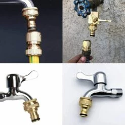 PERLE RARE 2 Pièces Connecteur De Robinet En Laiton Jardin, Accessoires De Connecteur De Tuyau D'Arrosage Connecteur De Tuyau D'Eau 3/4 Pouce 9 PERLE RARE 2 Pièces Connecteur De Robinet En Laiton Jardin, Accessoires De Connecteur De Tuyau D'Arrosage Connecteur De Tuyau D'Eau 3/4 Pouce -Promos Raccord d'arrosage Magasin 60256850 3