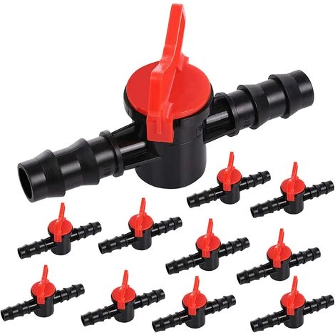 AOUGO 10 PCS Robinet De Jardin Pour Tuyau, Tuyau Vanne D'irrigation Raccord Tuyau 16mm Robinet D'arrêt Raccord En Plastique Pour Le Contrôle Extérieur De La Vanne D'eau De Jardin 3 AOUGO 10 PCS Robinet De Jardin Pour Tuyau, Tuyau Vanne D'irrigation Raccord Tuyau 16mm Robinet D'arrêt Raccord En Plastique Pour Le Contrôle Extérieur De La Vanne D'eau De Jardin