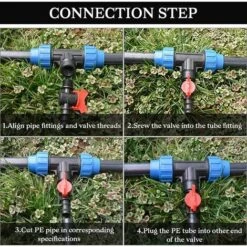 AOUGO 10 PCS Robinet De Jardin Pour Tuyau, Tuyau Vanne D'irrigation Raccord Tuyau 16mm Robinet D'arrêt Raccord En Plastique Pour Le Contrôle Extérieur De La Vanne D'eau De Jardin 11 AOUGO 10 PCS Robinet De Jardin Pour Tuyau, Tuyau Vanne D'irrigation Raccord Tuyau 16mm Robinet D'arrêt Raccord En Plastique Pour Le Contrôle Extérieur De La Vanne D'eau De Jardin -Promos Raccord d'arrosage Magasin 60281811 5