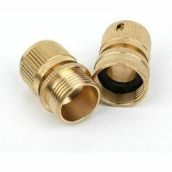 AOUGO Filetage Mâle 3/4" Filetage Femelle En Laiton Connecteurs Rapides Accessoires D'irrigation De Jardin Raccords De Tuyauterie De Lavage De Voiture -Promos Raccord d'arrosage Magasin 60282250 4