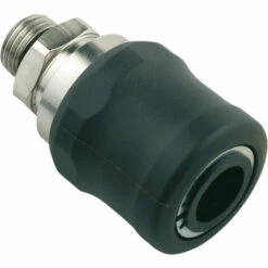 Raccord Droit RS PRO, Filetage, Tube Vers Mâle 3/8 In Male 30.5mm 3/8pouces En Laiton Nickelé ( Prix Pour Paquet De 10 )