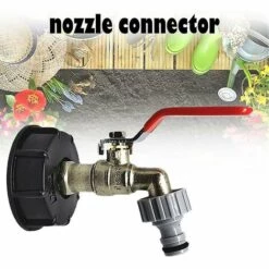 REGALOS Adaptateur IBC Avec Robinet En Laiton Et Raccord De Robinet Amovible -Promos Raccord d'arrosage Magasin 60447000 4