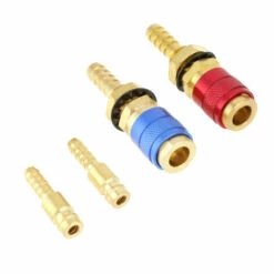YD 2 Pièces 8mm Refroidi à L'eau Et Adaptateur De Gaz Raccord De Connecteur Rapide Pour Torche De Soudage TIG -Promos Raccord d'arrosage Magasin 60496240 3