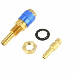 YD 2 Pièces 8mm Refroidi à L'eau Et Adaptateur De Gaz Raccord De Connecteur Rapide Pour Torche De Soudage TIG -Promos Raccord d'arrosage Magasin 60496240 5