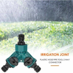 FR-LIFE 3 Séparateurs De Tuyau D'arrosage Extérieur Séparateur Connecteurs Rapides Y Pour Jardin Distributeur Réglable Pour Jardin 3/4 " Séparateur De Tuyau D'arrosage À 2 Voies Pour Jardin Pour L'arrosage, BR-Vie -Promos Raccord d'arrosage Magasin 60609651 2