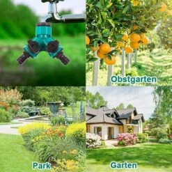 FR-LIFE 3 Séparateurs De Tuyau D'arrosage Extérieur Séparateur Connecteurs Rapides Y Pour Jardin Distributeur Réglable Pour Jardin 3/4 " Séparateur De Tuyau D'arrosage À 2 Voies Pour Jardin Pour L'arrosage, BR-Vie -Promos Raccord d'arrosage Magasin 60609651 4