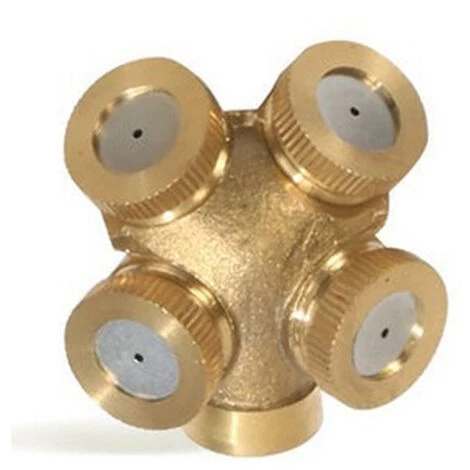 FONTAINEBLEAU 4 Trous Professional Buse De Brumisation Laiton Spray Brumisateur Buses Jardin Arroseurs Raccord De Tuyau D'eau Connecteur Pour Jardinage Et Agriculture,une Pièce,Fonepro 3 FONTAINEBLEAU 4 Trous Professional Buse De Brumisation Laiton Spray Brumisateur Buses Jardin Arroseurs Raccord De Tuyau D'eau Connecteur Pour Jardinage Et Agriculture,une Pièce,Fonepro