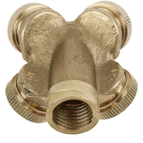 FONTAINEBLEAU 4 Trous Professional Buse De Brumisation Laiton Spray Brumisateur Buses Jardin Arroseurs Raccord De Tuyau D'eau Connecteur Pour Jardinage Et Agriculture,une Pièce,Fonepro 4 FONTAINEBLEAU 4 Trous Professional Buse De Brumisation Laiton Spray Brumisateur Buses Jardin Arroseurs Raccord De Tuyau D'eau Connecteur Pour Jardinage Et Agriculture,une Pièce,Fonepro – Image 2