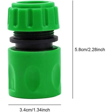 NAXUNNN Raccord Tuyau D'Arrosage,Connecteur Arrosage Accessoires De Tuyau (6 Raccord De Tuyau Rapide, 3 Raccord Mâle Double), Kit De Connexion Rapide Et Facile. 5 NAXUNNN Raccord Tuyau D'Arrosage,Connecteur Arrosage Accessoires De Tuyau (6 Raccord De Tuyau Rapide, 3 Raccord Mâle Double), Kit De Connexion Rapide Et Facile. – Image 3