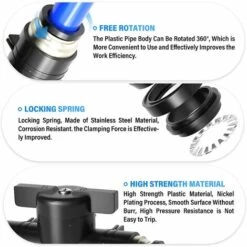 FR-LIFE BR-Vie 5 Pièces 6mm OD Vanne à Boisseau Sphérique Pneumatique, Raccords De Vanne De Commande à Pousser (connecteurs BUC6) -Promos Raccord d'arrosage Magasin 60878327 3