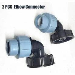 TOPHOMER Kit De Raccordement IBC Pour Deux Réservoirs D'eau De Pluie,Connexion Pour Réservoirs IBC Réservoir D'eau S60X6 Sortie Tee Connecteur/Adaptateur Robinet Soupape -Promos Raccord d'arrosage Magasin 60935436 4