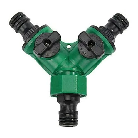 TOPHOMER 3/4"Y Distributeur 2 Voies Pour Tuyaux D'arrosage, R¨¦partiteur D'eau Pour Tous Les Robinets, Universel, R¨¦glable 3 TOPHOMER 3/4"Y Distributeur 2 Voies Pour Tuyaux D'arrosage, R¨¦partiteur D'eau Pour Tous Les Robinets, Universel, R¨¦glable